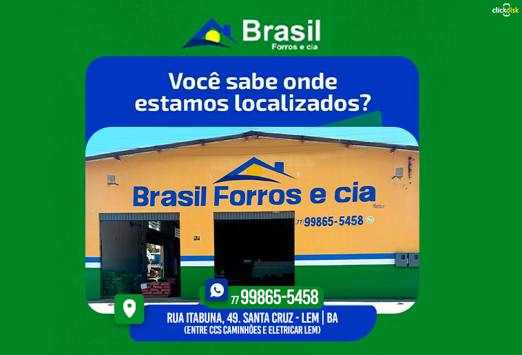 Banner BRASIL FORROS E CIA